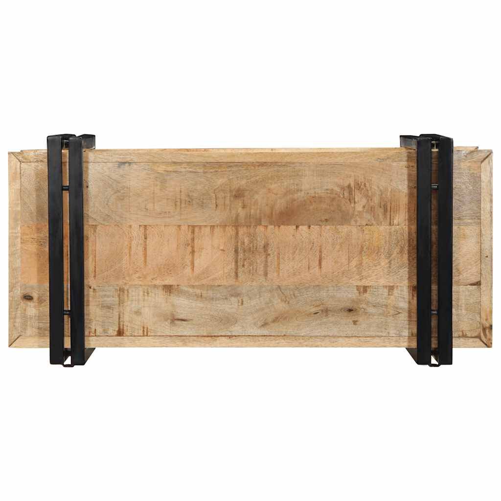 vidaXL Ράφι τοίχου 70x33x35 cm Στερεό ακατέργαστο ξύλο Mango