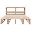 vidaXL Σκελετός Κρεβατιού Χωρίς Στρώμα 150x200 εκ Μασίφ Ξύλο Πεύκου