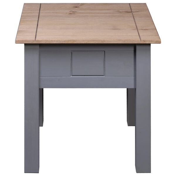 vidaXL Κομοδίνο Γκρι 50,5x50,5x52,5 εκ. από Ξύλο Πεύκου Σειρά Panama