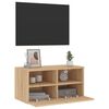 vidaXL Ντουλάπι Τοίχου Τηλεόρασης Sonoma Δρυς 60x30x30 εκ. Επεξ. Ξύλο
