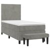 vidaXL &Kappa;&rho;&epsilon;&beta;ά&tau;&iota; Boxspring &mu;&epsilon; &Sigma;&tau;&rho;ώ&mu;&alpha; &Alpha;&nu;&omicron;&iota;&chi;&tau;ό &Gamma;&kappa;&rho;&iota; 80x200 &epsilon;&kappa;. &Beta;&epsilon;&lambda;&omicron;ύ&delta;&iota;&nu;&omicron;
