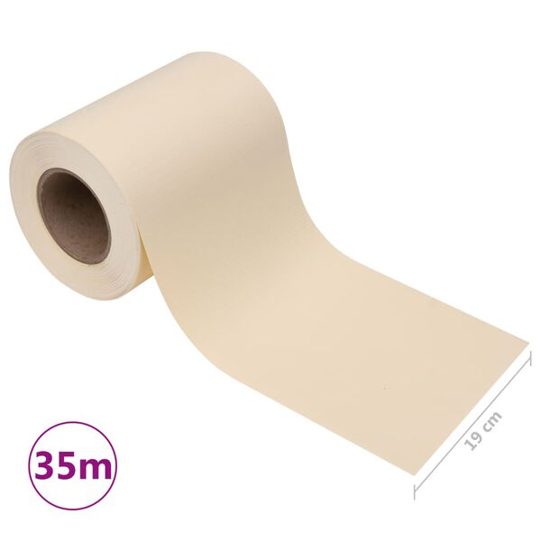 vidaXL Περίφραξη Προστατευτική Κρεμ 35 x 0,19 μ. από PVC
