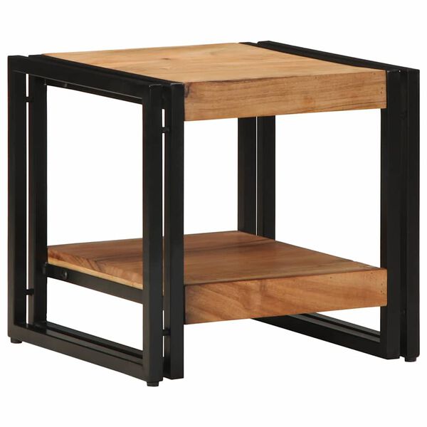 vidaXL Τραπεζάκι σαλονιού Καφέ 40 x 40 x 38 cm Μασίφ ξύλο ακακίας