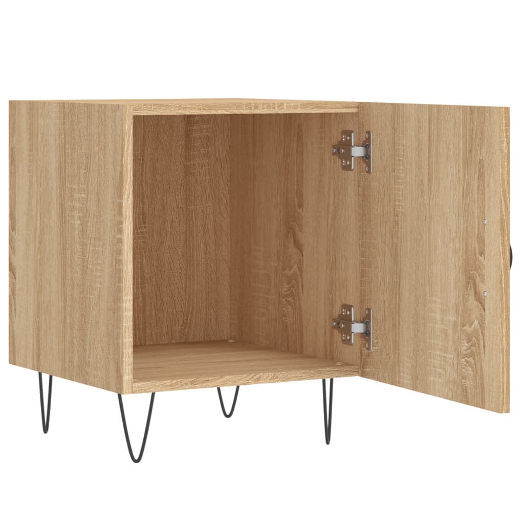 vidaXL Κομοδίνο Sonoma Δρυς 40 x 40 x 50 εκ. από Επεξεργασμένο Ξύλο