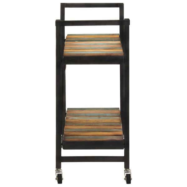 vidaXL Τρόλεϊ Κουζίνας 87 x 36 x 81 εκ. από Μασίφ Ανακυκλωμένο Ξύλο