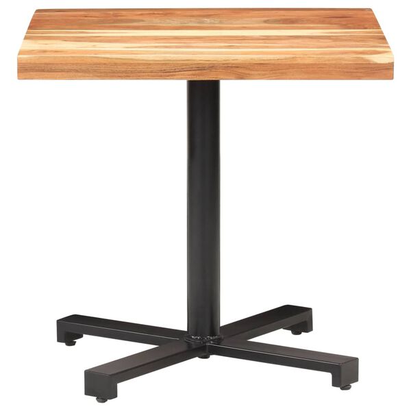 vidaXL Τραπέζι Bistro Τετράγωνο 80 x 80 x 75 εκ. Μασίφ Ξύλο Ακακίας