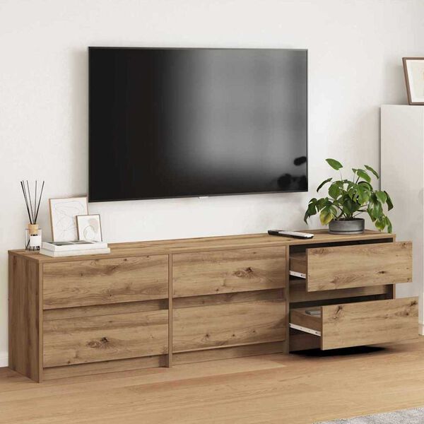 vidaXL Ντουλάπι TV Καφέ 181 x 34 x 50 εκ.
