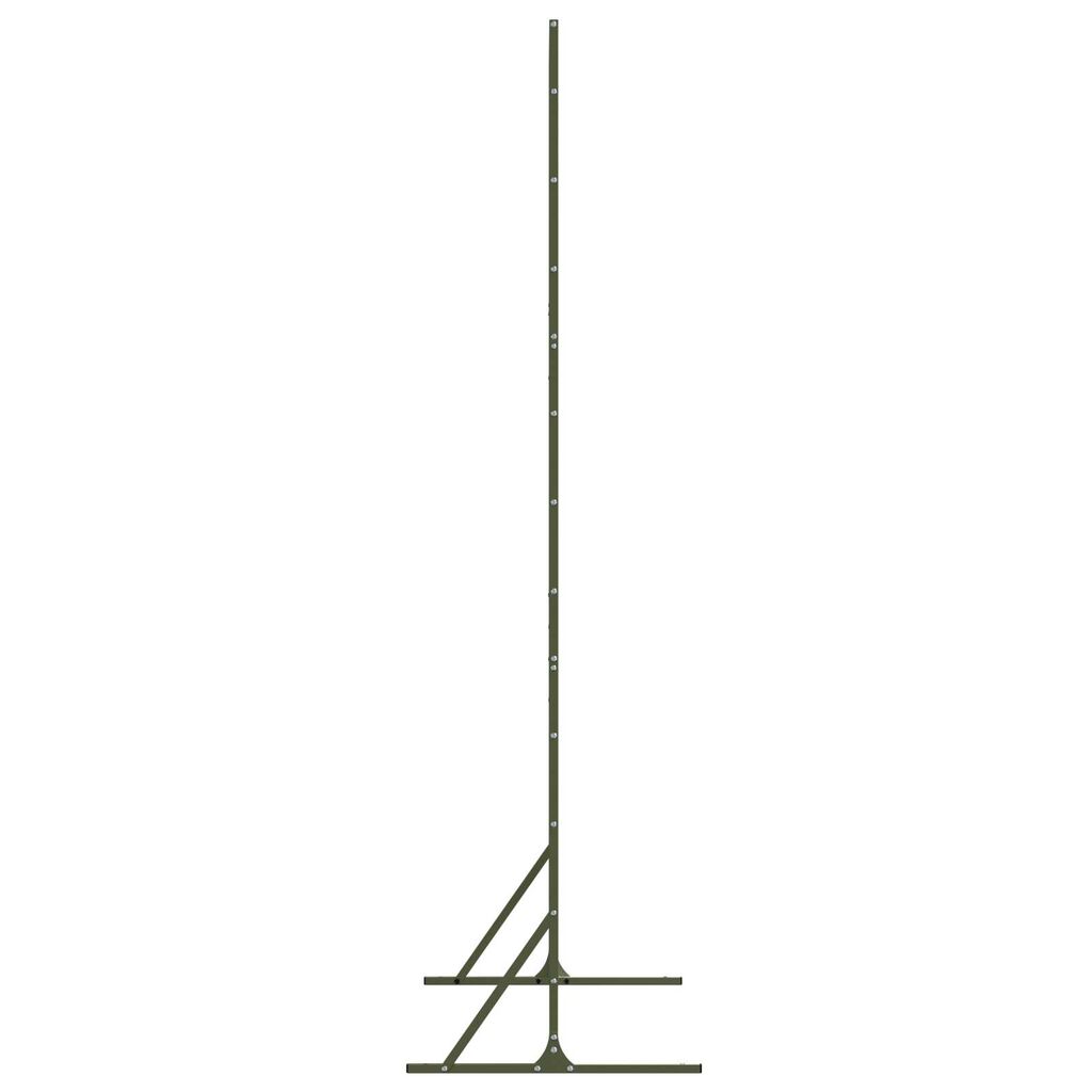 vidaXL Οθόνη Ιδιωτικότητας Σε Ελιά, 100x50x180 εκ., Χάλυβας