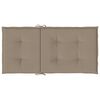 vidaXL Μαξιλάρια Καρέκλας Κήπου Πλάτη 6τεμ Taupe 100x50x3εκ Oxford Ύφ.