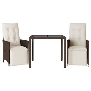 vidaXL &Sigma;&epsilon;&tau; &Epsilon;&pi;ί&pi;&lambda;&omega;&nu; &Mu;&pi;&iota;&sigma;&tau;&rho;ό &Kappa;ή&pi;&omicron;&upsilon; 3 &tau;&epsilon;&mu;. &Kappa;&alpha;&phi;έ &Sigma;&upsilon;&nu;&theta;. &Rho;&alpha;&tau;ά&nu; &mu;&epsilon; &Mu;&alpha;&xi;&iota;&lambda;ά&rho;&iota;&alpha;