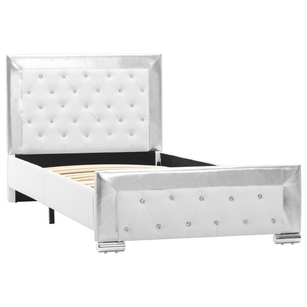 vidaXL &Pi;&lambda;&alpha;ί&sigma;&iota;&omicron; &Kappa;&rho;&epsilon;&beta;&alpha;&tau;&iota;&omicron;ύ &Lambda;&epsilon;&upsilon;&kappa;ό 90 x 200 &epsilon;&kappa;. &alpha;&pi;ό &Sigma;&upsilon;&nu;&theta;&epsilon;&tau;&iota;&kappa;ό &Delta;έ&rho;&mu;&alpha;