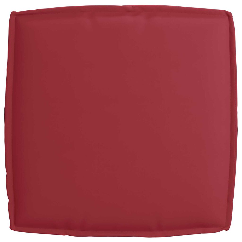 vidaXL Μαξιλάρι Παλέτας για Καθιστικό Μπορντό 60x60x12 εκ. Υφασμάτινο