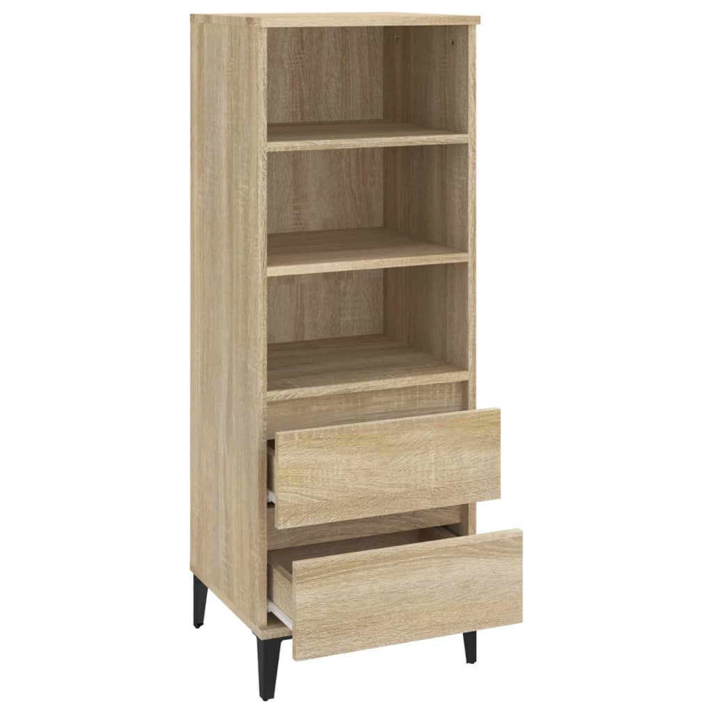 vidaXL Ντουλάπι Sonoma Δρυς 40x36x110 εκ. από Επεξεργασμένο Ξύλο
