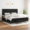 vidaXL &Kappa;&rho;&epsilon;&beta;ά&tau;&iota; Boxspring &mu;&epsilon; &Sigma;&tau;&rho;ώ&mu;&alpha; &Mu;&alpha;ύ&rho;&omicron; 200x200 &epsilon;&kappa;. &Upsilon;&phi;&alpha;&sigma;&mu;ά&tau;&iota;&nu;&omicron;