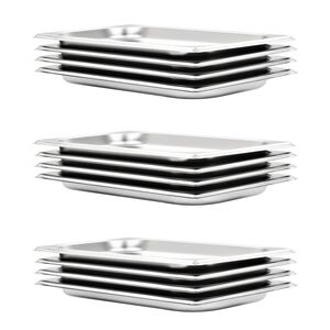 vidaXL Λεκάνες Gastronorm 12 τεμ. GN 1/3 20 χιλ. από Ανοξείδωτο Ατσάλι