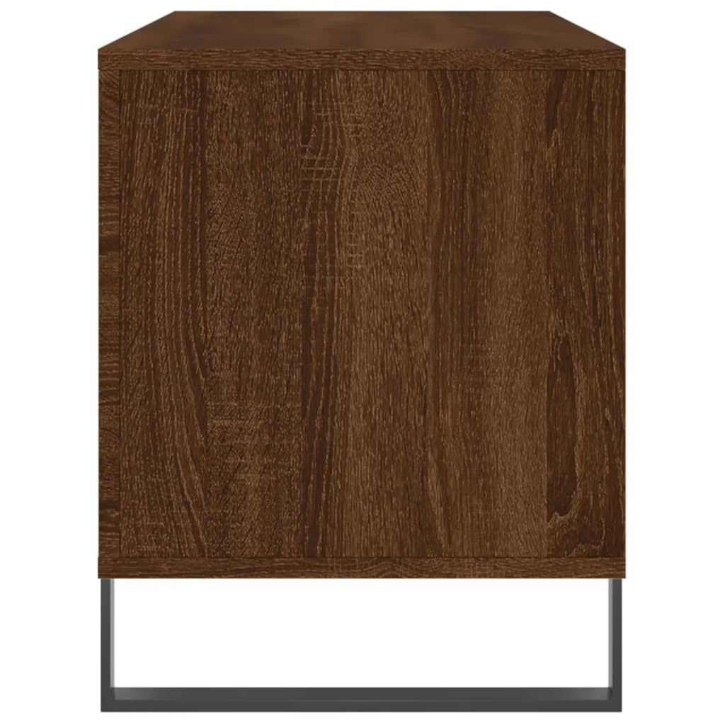 vidaXL Έπιπλο Δίσκων Καφέ Δρυς 100x38x48 εκ. από Επεξεργασμένο Ξύλο