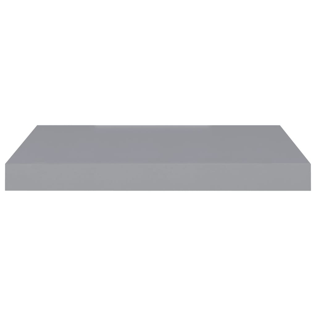 vidaXL Ράφι Τοίχου Γκρι 50x23x3,8 εκ. MDF
