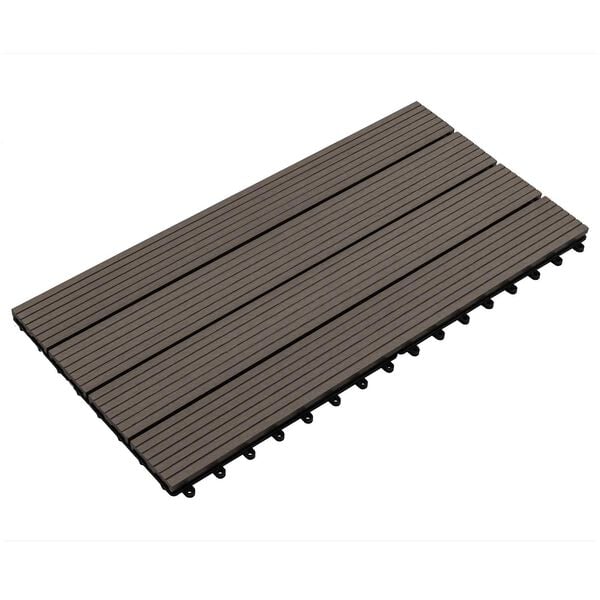 vidaXL &Pi;&lambda;ά&kappa;&alpha; &Kappa;&alpha;&tau;&alpha;&sigma;&kappa;&epsilon;&upsilon;ή&sigmaf; 6 pcs &Sigma;&kappa;&omicron;ύ&rho;&omicron; &Kappa;&alpha;&phi;έ 60 x 30 cm WPC