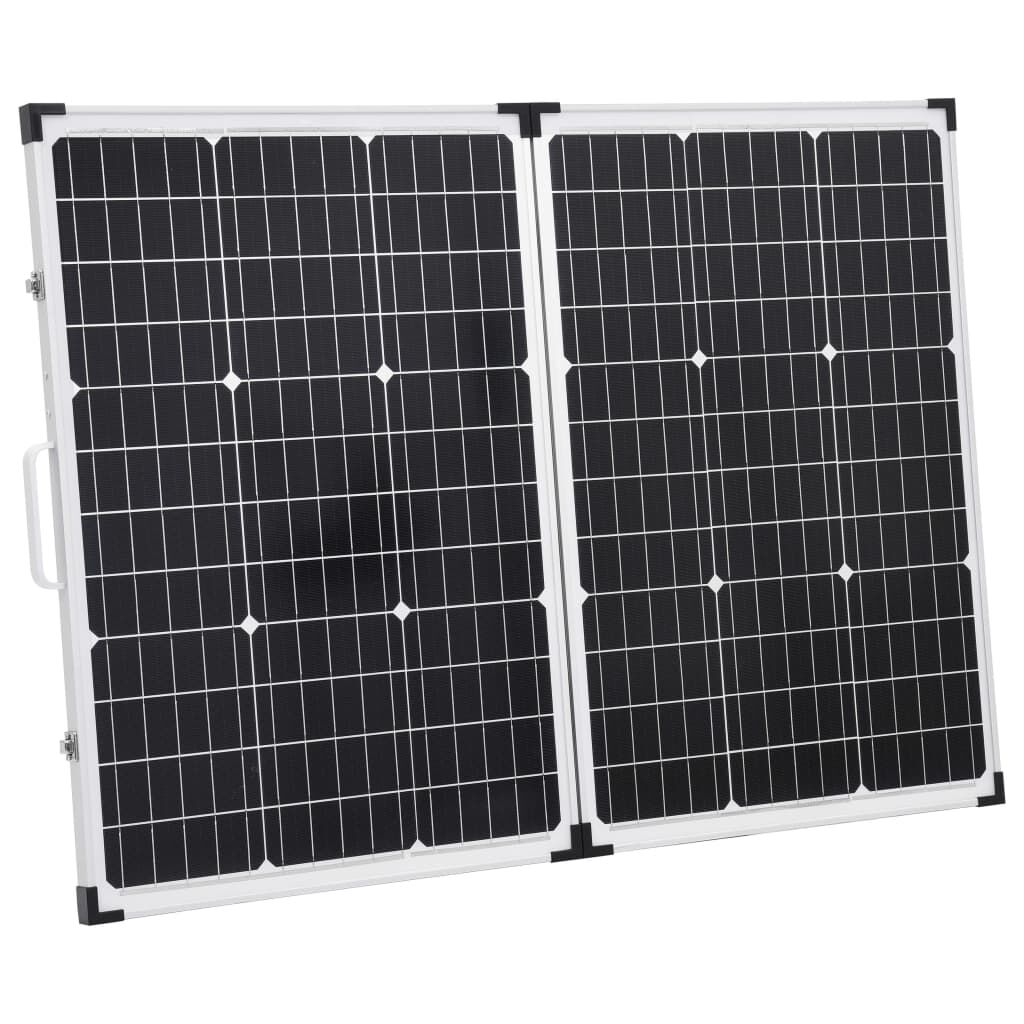 vidaXL Ηλιακή Βαλίτσα με Φωτοβολταϊκά Πάνελ 120 W 12 V