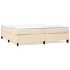 vidaXL &Kappa;&rho;&epsilon;&beta;ά&tau;&iota; Boxspring &mu;&epsilon; &Sigma;&tau;&rho;ώ&mu;&alpha; &Kappa;&rho;&epsilon;&mu; 200x200 &epsilon;&kappa;. &Upsilon;&phi;&alpha;&sigma;&mu;ά&tau;&iota;&nu;&omicron;