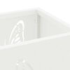 vidaXL Σχέδιο & βάση αποθήκευσης Λευκό 15.5 x 15.5 x 49 εκ Μέταλλο