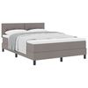 vidaXL &Kappa;&rho;&epsilon;&beta;ά&tau;&iota; box spring &mu;&epsilon; &sigma;&tau;&rho;ώ&mu;&alpha; Taupe 140 x 190 cm ύ&phi;&alpha;&sigma;&mu;&alpha;