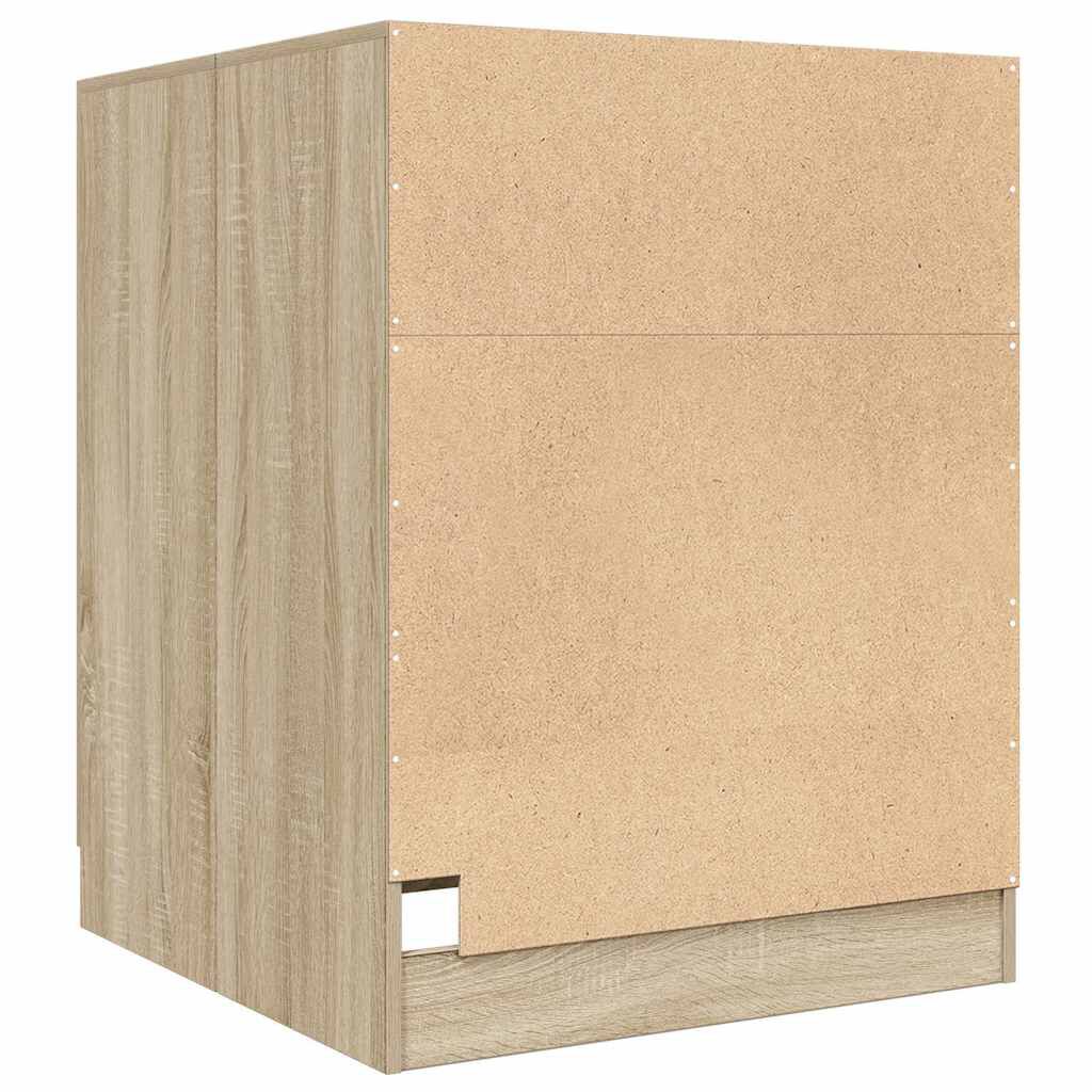 vidaXL Ντουλάπι Πλυντηρίου Sonoma Δρυς 70,5 x 71,5 x 91,5 εκ.