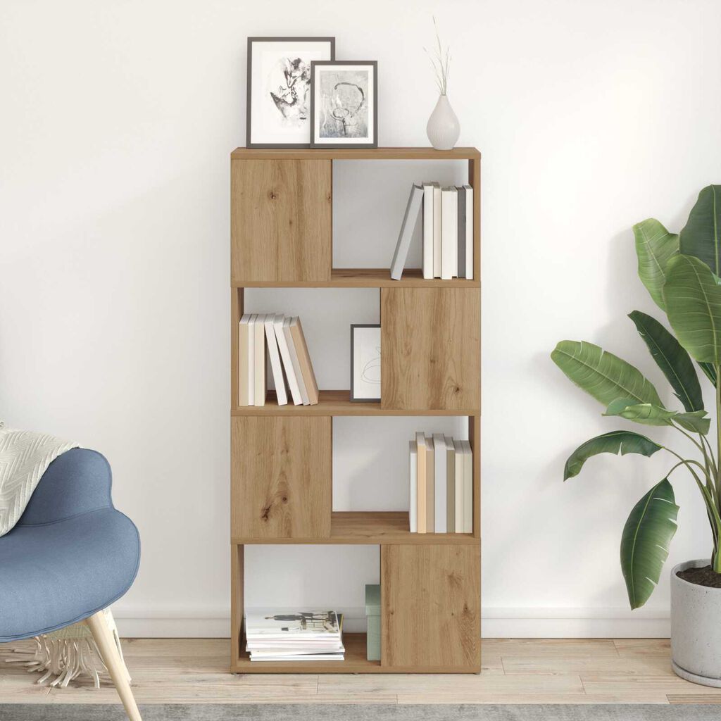 vidaXL Τραπέζι Τηλεόρασης Artisan Oak Επεξεργασμένο Ξύλο