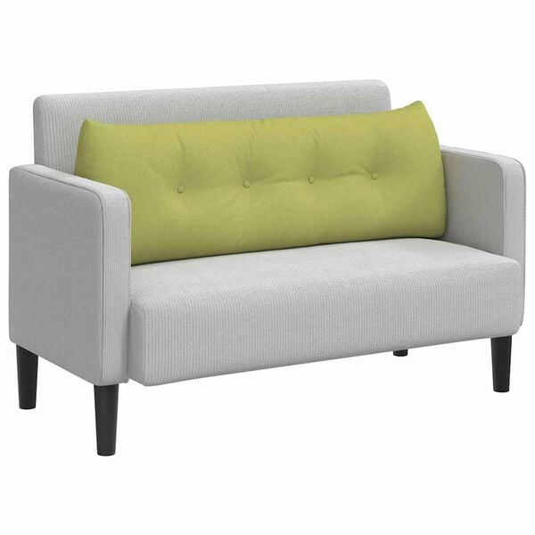 vidaXL Μαξιλάρι Πλάτης Ανοιχτό Πράσινο 140 x 24 x 50 εκ ύφασμα