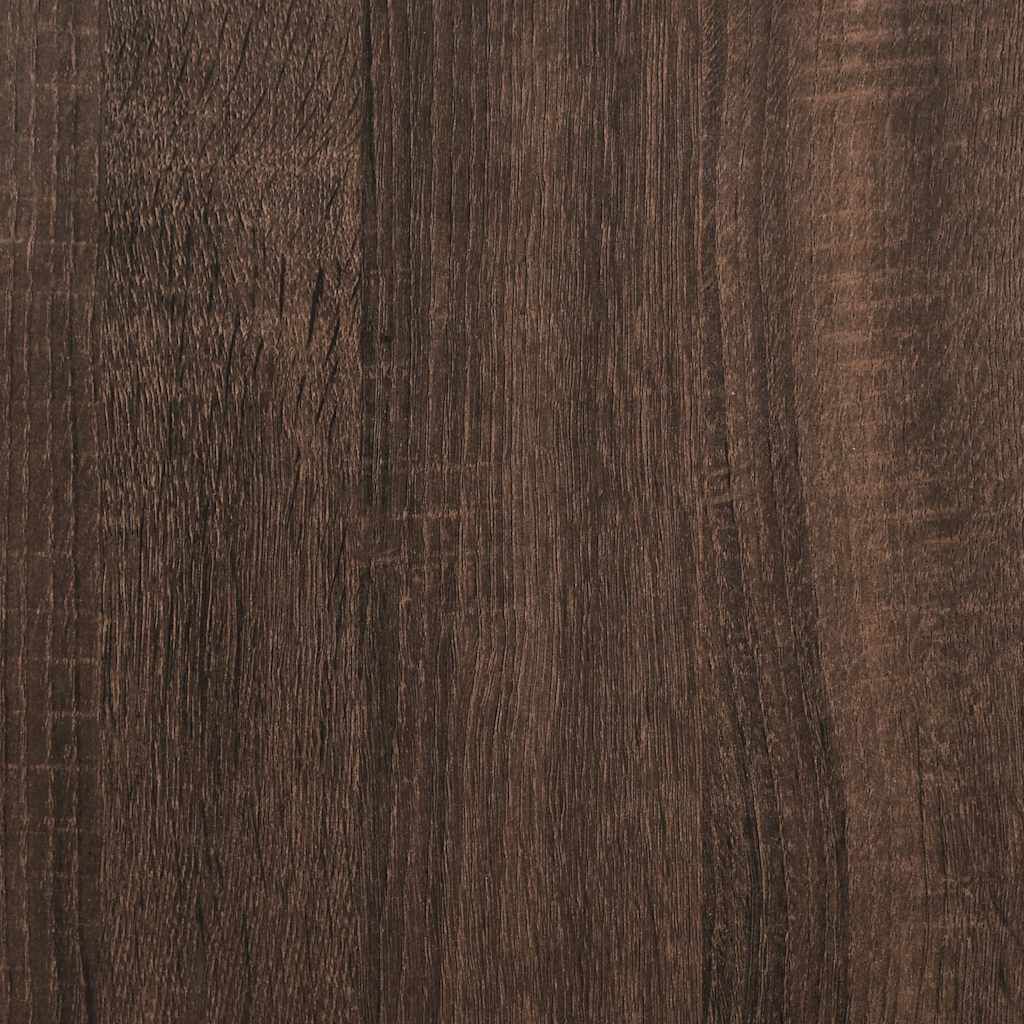 vidaXL Ντουλάπι βιβλίων καφέ δρυς 80x30x189 cm Κατασκευασμένο ξύλο