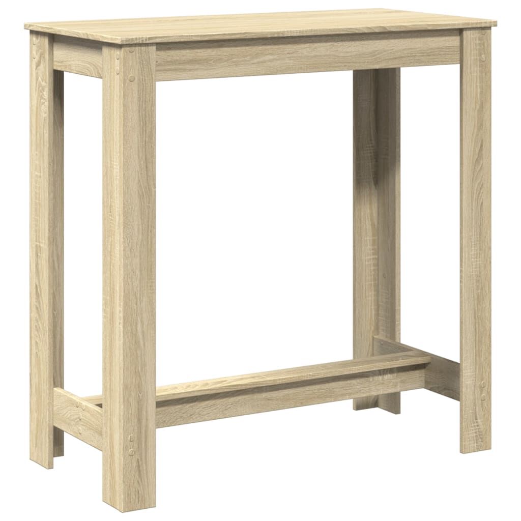 vidaXL Τραπέζι Μπαρ Sonoma Δρυς 102x50x103,5εκ. Επεξεργ. Ξύλο