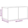 vidaXL Σετ επίπλου τηλεόρασης 4 pcs Παλαιό ξύλο 30.5 x 30 x 60 εκ.