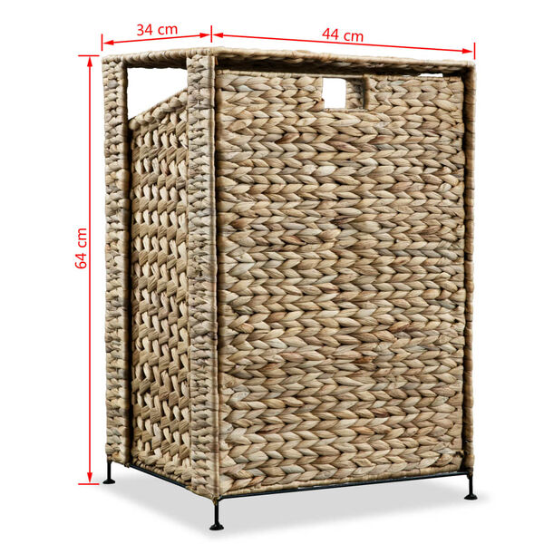 vidaXL Καλάθι Απλύτων 44 x 34 x 64 εκ. από Υάκινθο του Νερού