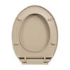 vidaXL Κάλυμμα Λεκάνης με Soft Close &amp; Quick Release Οβάλ Μπεζ