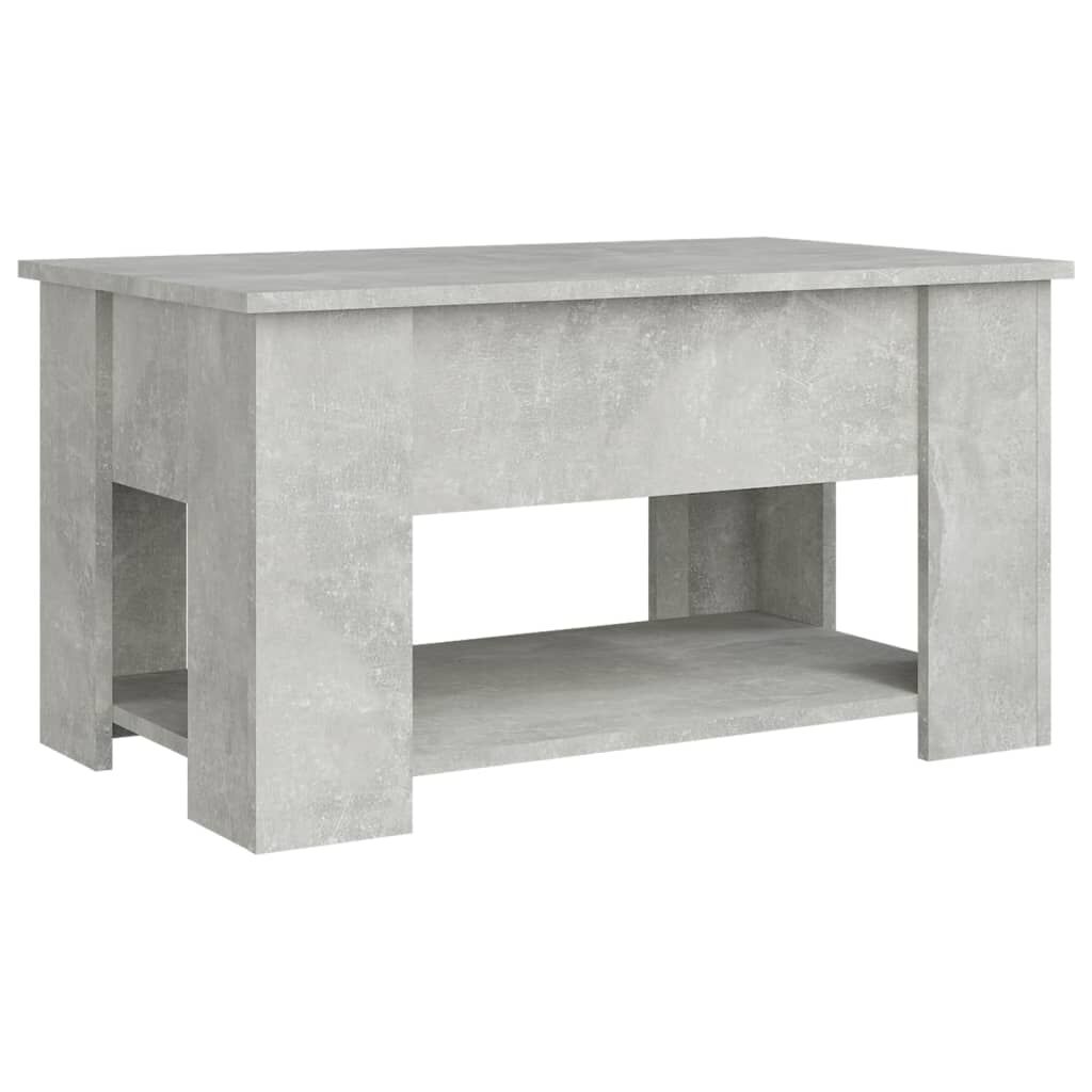 vidaXL Τραπεζάκι Σαλονιού Γκρι Σκυρ. 79x49x41 εκ. Επεξεργασμένο Ξύλο