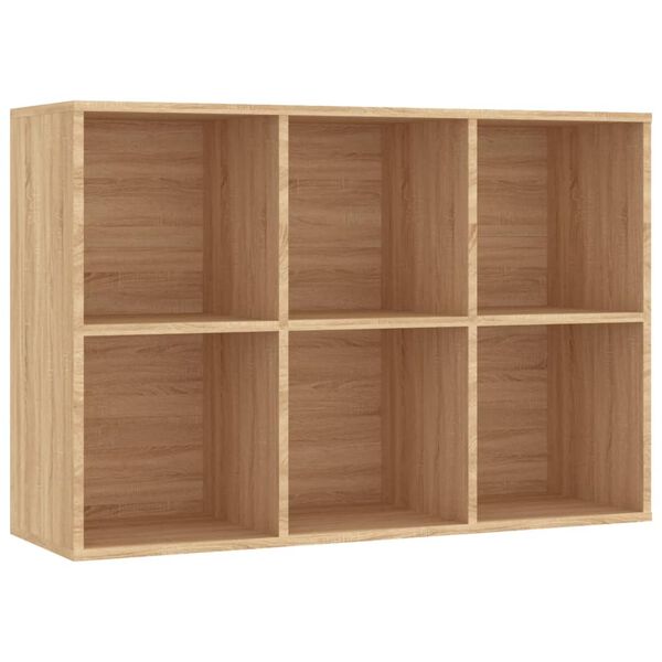 vidaXL Ραφιέρα / Βιβλιοθήκη Sonoma Δρυς 66x30x98 εκ. από Επεξ. Ξύλο