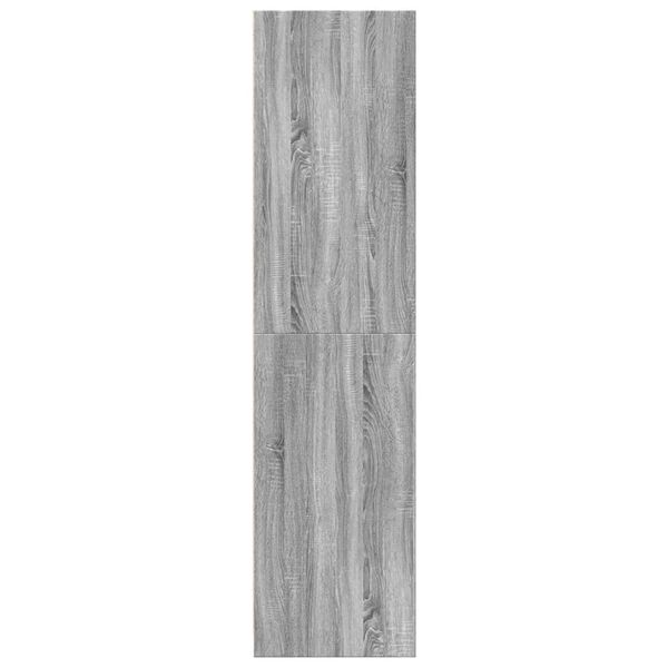 vidaXL Ντουλάπα Γκρι Sonoma 50x50x200 εκ. από Επεξεργασμένο Ξύλο