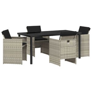 vidaXL &Sigma;έ&tau; &phi;&alpha;&gamma;&eta;&tau;&omicron;ύ &gamma;&iota;&alpha; &kappa;ή&pi;&omicron; 5 pcs &Alpha;&nu;&omicron;&iota;&chi;&tau;ό &gamma;&kappa;&rho;&iota; &sigma;&upsilon;&nu;&theta;&epsilon;&tau;&iota;&kappa;ό &rho;&alpha;&tau;ά&nu;