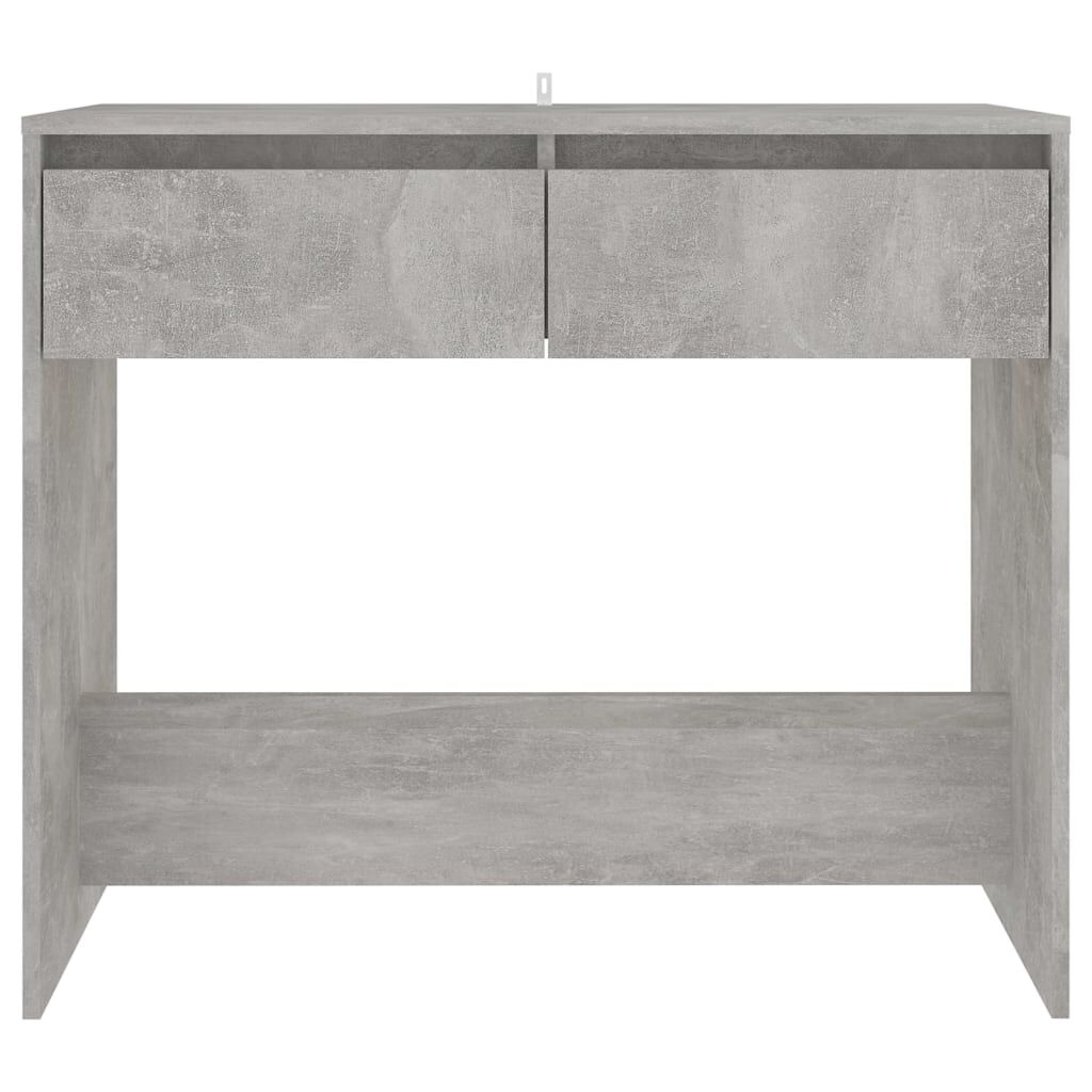 vidaXL Τραπεζάκι κονσόλα Γκρι Σκυρ. 89x41x76,5 εκ. Επεξεργασμένο Ξύλο