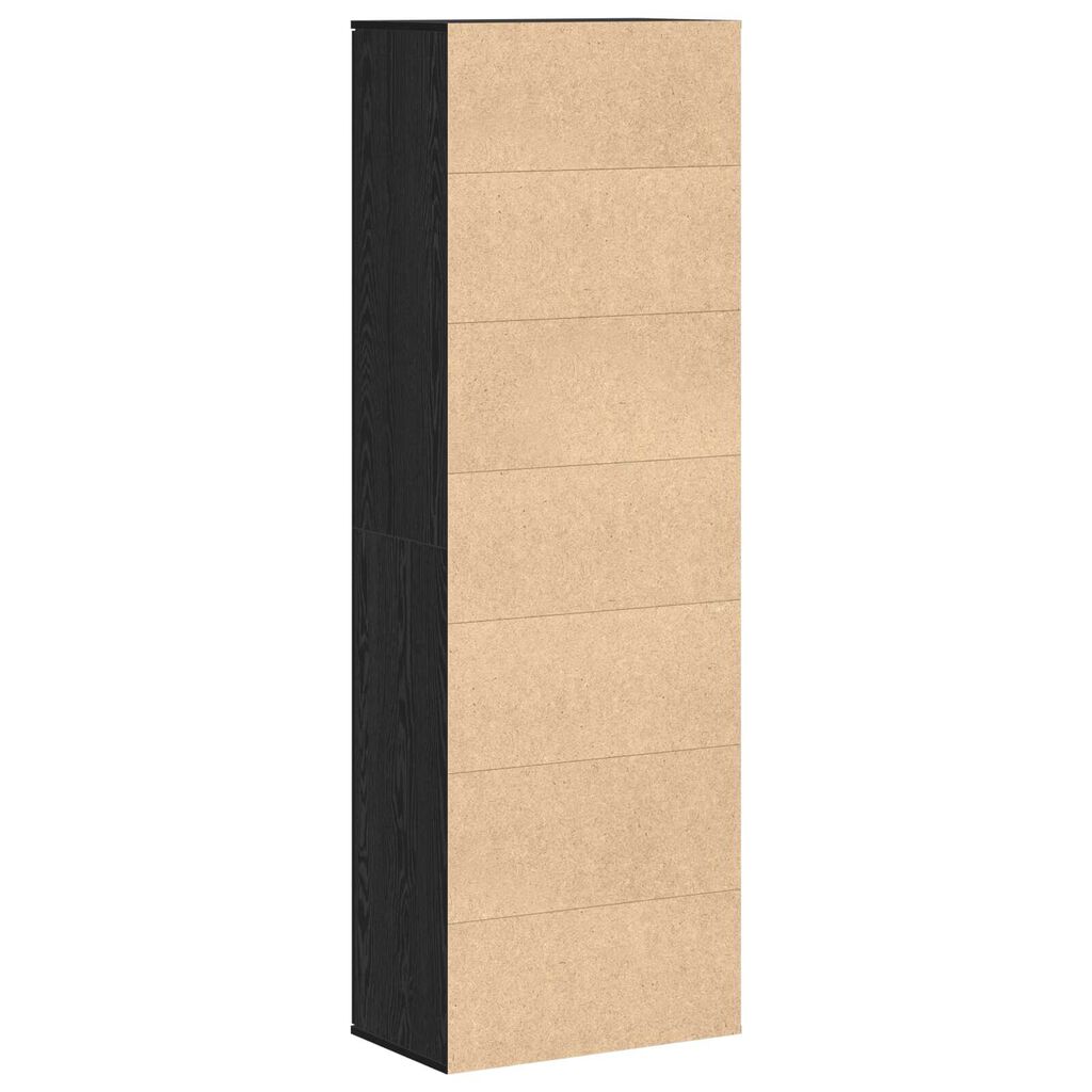 vidaXL Ντουλάπι Μαύρου Δρύος 60x35x180 cm Επεξεργασμένο Ξύλο