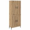 vidaXL Highboard Artisan Oak 69,5 x 34 x 180 &epsilon;&kappa;. &Epsilon;&pi;&epsilon;&xi;&epsilon;&rho;&gamma;&alpha;&sigma;&mu;έ&nu;&omicron; &Xi;ύ&lambda;&omicron;