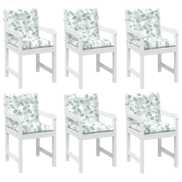 vidaXL &Mu;&alpha;&xi;&iota;&lambda;ά&rho;&iota; &Kappa;&alpha;&rho;έ&kappa;&lambda;&alpha;&sigmaf; &Chi;&alpha;&mu;&eta;&lambda;ή&sigmaf; &Pi;&lambda;ά&tau;&eta;&sigmaf; 6 pcs &Lambda;&epsilon;&upsilon;&kappa;ό 100 x 50 x 7 cm