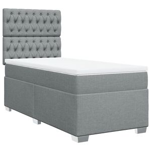vidaXL &Kappa;&rho;&epsilon;&beta;ά&tau;&iota; Boxspring &mu;&epsilon; &Sigma;&tau;&rho;ώ&mu;&alpha; &Alpha;&nu;&omicron;&iota;&chi;&tau;ό &Gamma;&kappa;&rho;&iota; 80x200 &epsilon;&kappa;. &Upsilon;&phi;&alpha;&sigma;&mu;ά&tau;&iota;&nu;&omicron;