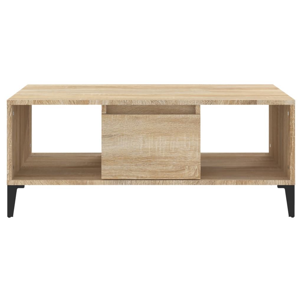 vidaXL Τραπεζάκι Σαλονιού Sonoma Δρυς 90x50x36,5 εκ. Επεξεργασμ. Ξύλο