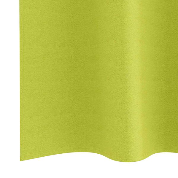 vidaXL Κουρτίνες με κουρτίνες 2 pcs Λαχανί 140 x 140 cm Πολυεστέρας