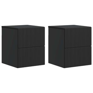 vidaXL &Tau;&omicron;ί&chi;&omicron;&upsilon; &Kappa;&rho;&epsilon;&mu;&alpha;&sigma;&tau;ό &Kappa;&omicron;&mu;&omicron;&delta;ί&nu;&omicron; 2 pcs &Mu;&alpha;ύ&rho;&omicron; 33 x 34,5 x 40 &epsilon;&kappa;