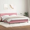vidaXL &Kappa;&rho;&epsilon;&beta;ά&tau;&iota; Boxspring &mu;&epsilon; &Sigma;&tau;&rho;ώ&mu;&alpha; &Rho;&omicron;&zeta; 180x210 &epsilon;&kappa;. &Beta;&epsilon;&lambda;&omicron;ύ&delta;&iota;&nu;&omicron;