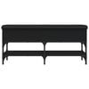 vidaXL Παπουτσοθήκη Μαύρη 102 x 32 x 45 εκ. από Επεξεργασμένο Ξύλο