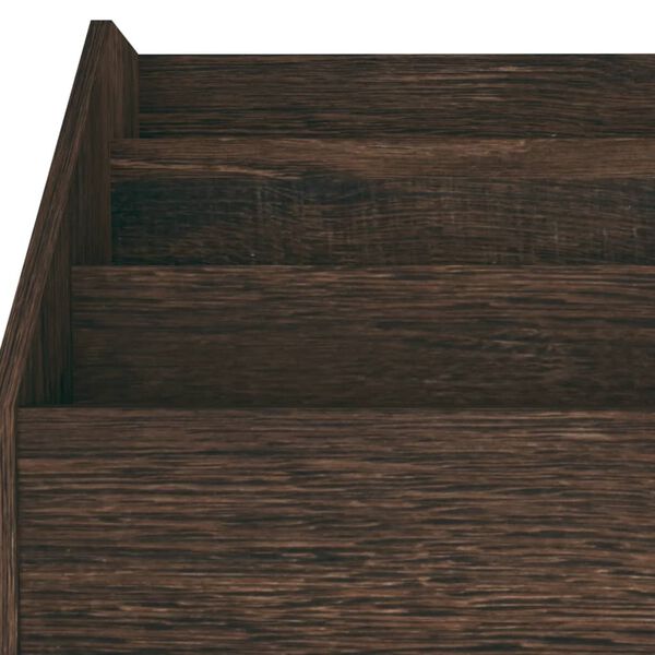 vidaXL Παιδική Ραφιέρα Περιοδ. Καπνιστή Δρυς 71x30x78,5εκ Μοριοσανίδα