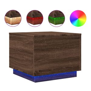 vidaXL &Tau;&rho;&alpha;&pi;&epsilon;&zeta;ά&kappa;&iota; &Sigma;&alpha;&lambda;&omicron;&nu;&iota;&omicron;ύ &mu;&epsilon; LED &Kappa;&alpha;&phi;έ &Delta;&rho;&upsilon;&sigmaf; 50 x 50 x 40 &epsilon;&kappa;.